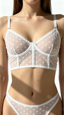 White Dots Romance - Lingerie Set
