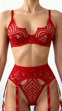 Hypnotic Red - Lingerie Set