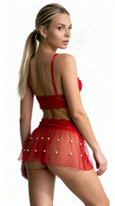Red Pearl - Lingerie Set
